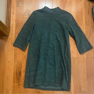 NWT Mock Neck Green Sweater Dress